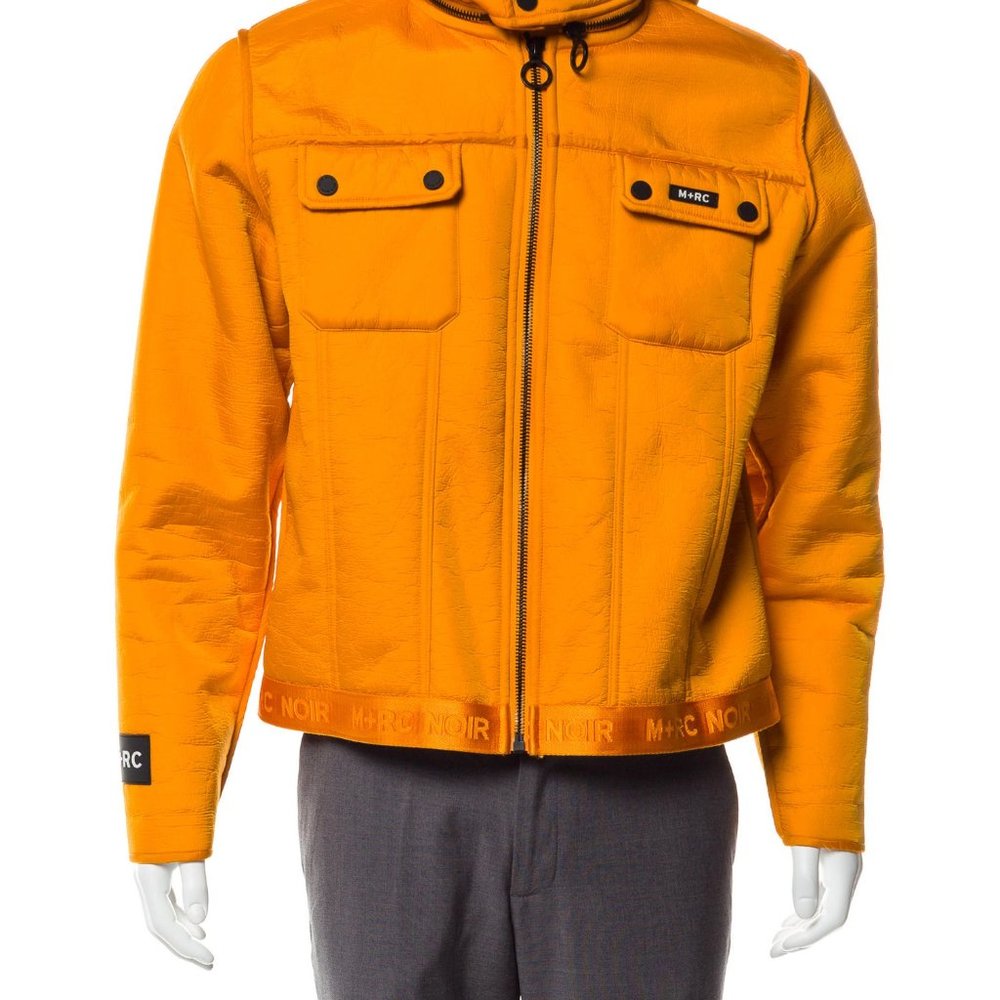 M+RC Noir Tangerine/Orange Shearling Jacket